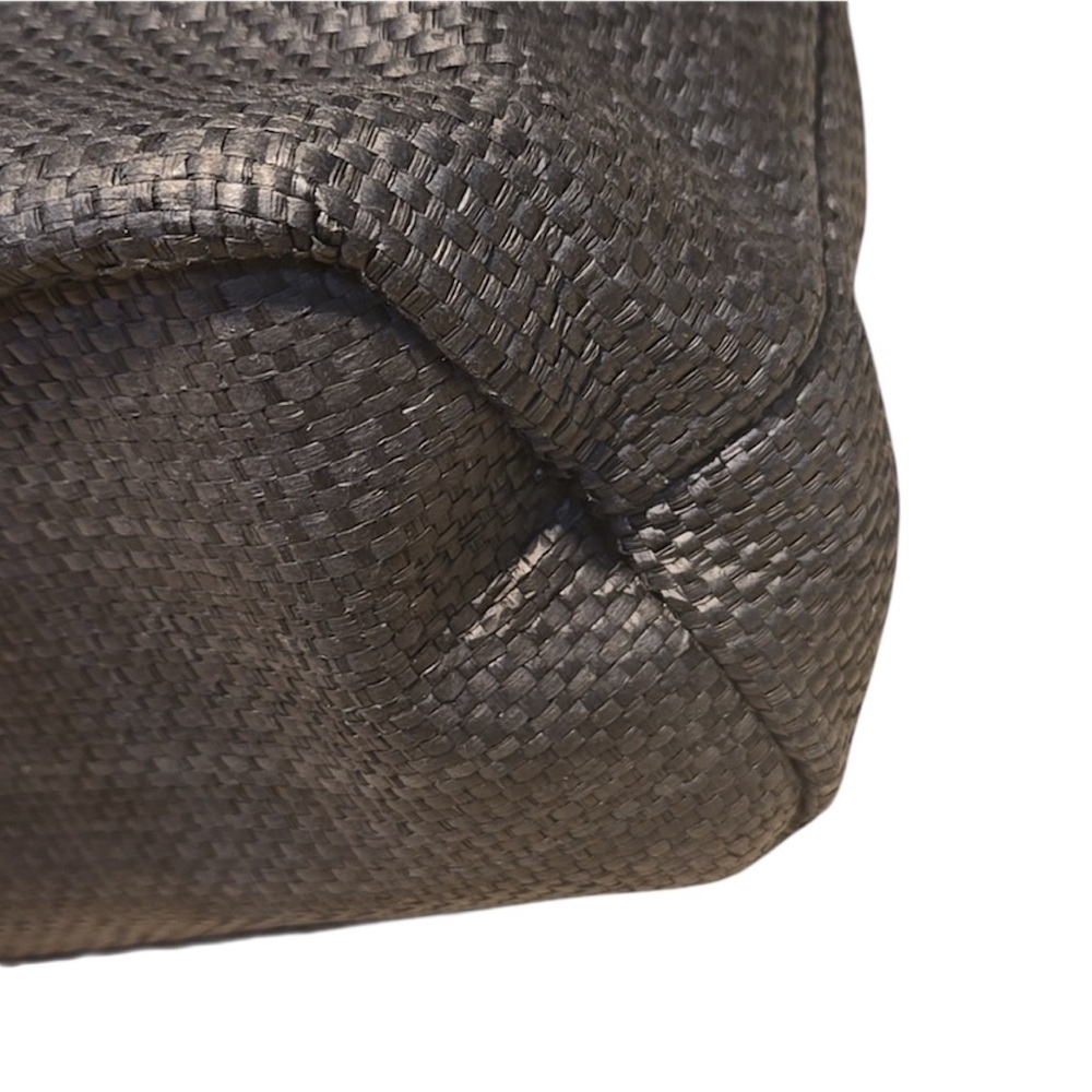 Kate Spade Black Raffia Tote - Picture 5 of 9